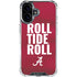 University of Alabama Roll Tide Roll iPhone 16 Clear Case